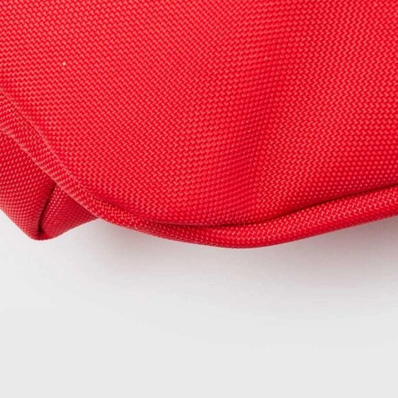 Balenciaga Red Recycled Nylon Logo Embroidered Wheel Belt Bag - Picture 7 of 12